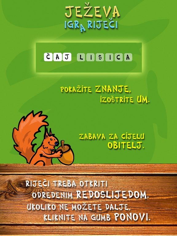 Screenshot #5 for Ježeva Igra Riječi