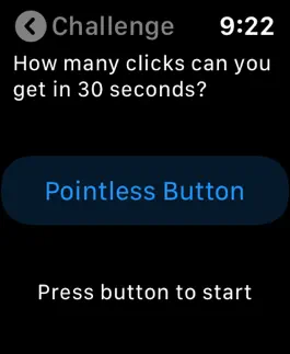 Game screenshot Pointless Button for Watch hack