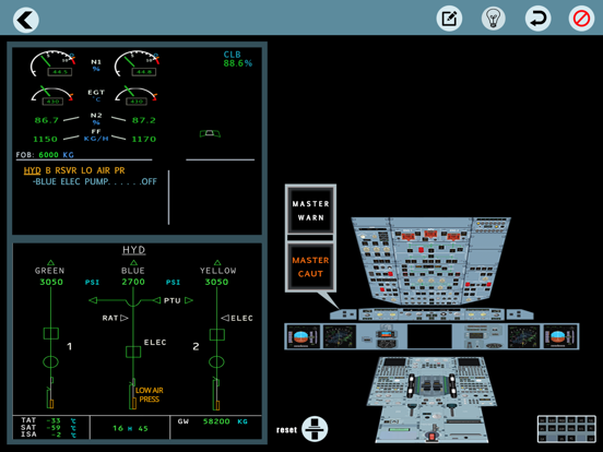 Screenshot #6 pour Airbus A320 ecam Pilot trainer