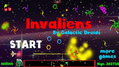 Invaliens, Galaxy Defender. Screenshot