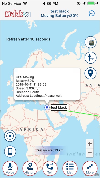 Malak-e Mate GPS watch