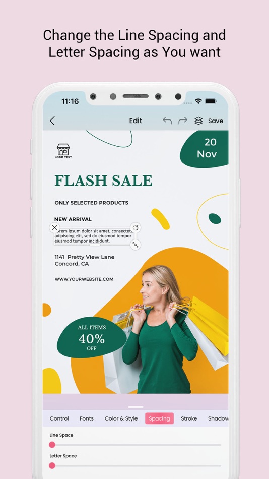 #7. Poster Maker - Flyer Maker Ads (iOS) 由: Shubham Bodar
