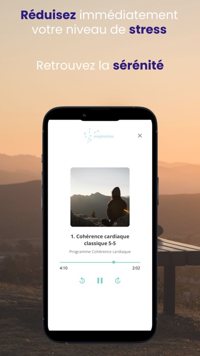 Respiration l'App Anti-Stress Screenshot