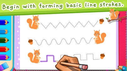 Screenshot #3 pour EduLand Tracing Abc Worksheets