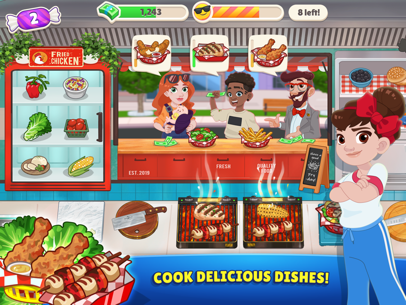 Kitchen Scramble 2: World Cook official gameplay screenshot 1