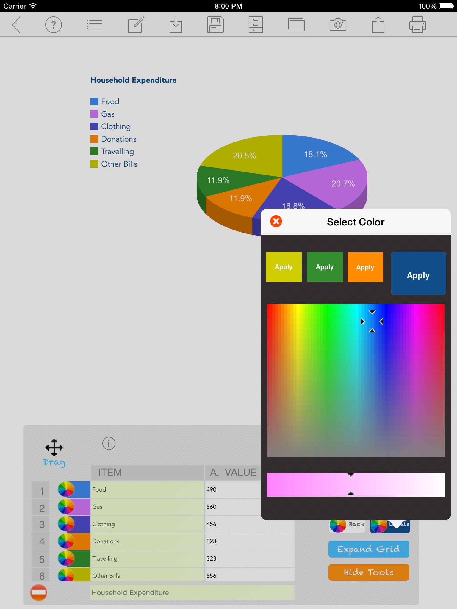 Chart Maker screenshot 2