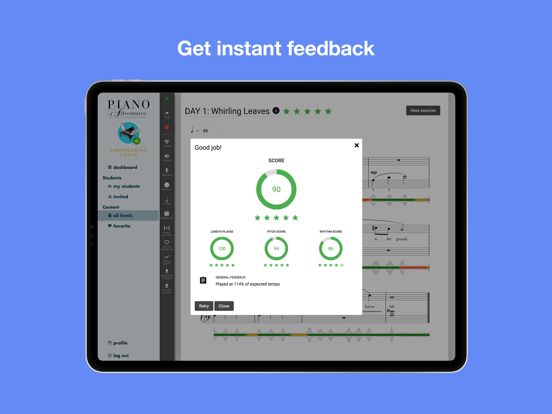 Screenshot #5 pour Sightreading Coach