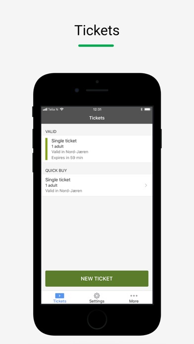 Kolumbus Billett Screenshot