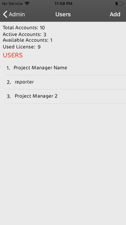 Goprojects Repprting System screenshot-8