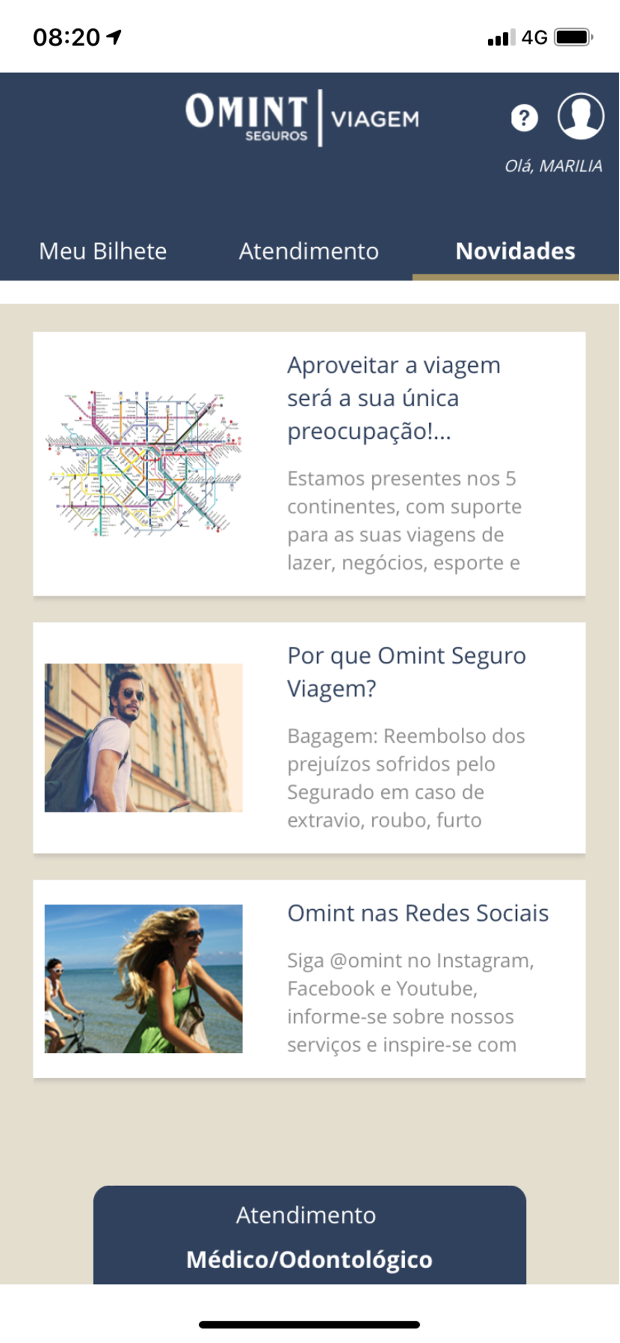 Omint Seguro Viagem screenshot 4