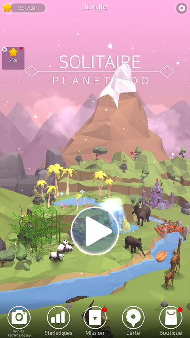 Screenshot #1 pour Solitaire Planet Zoo