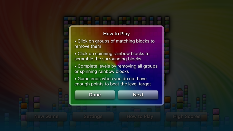 #3. Rainbow Blocks (iOS) 由: Charcoal Design