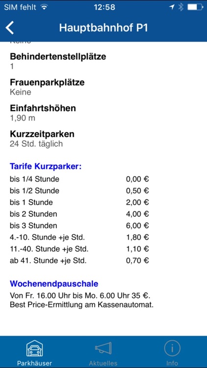 Parken in Mannheim