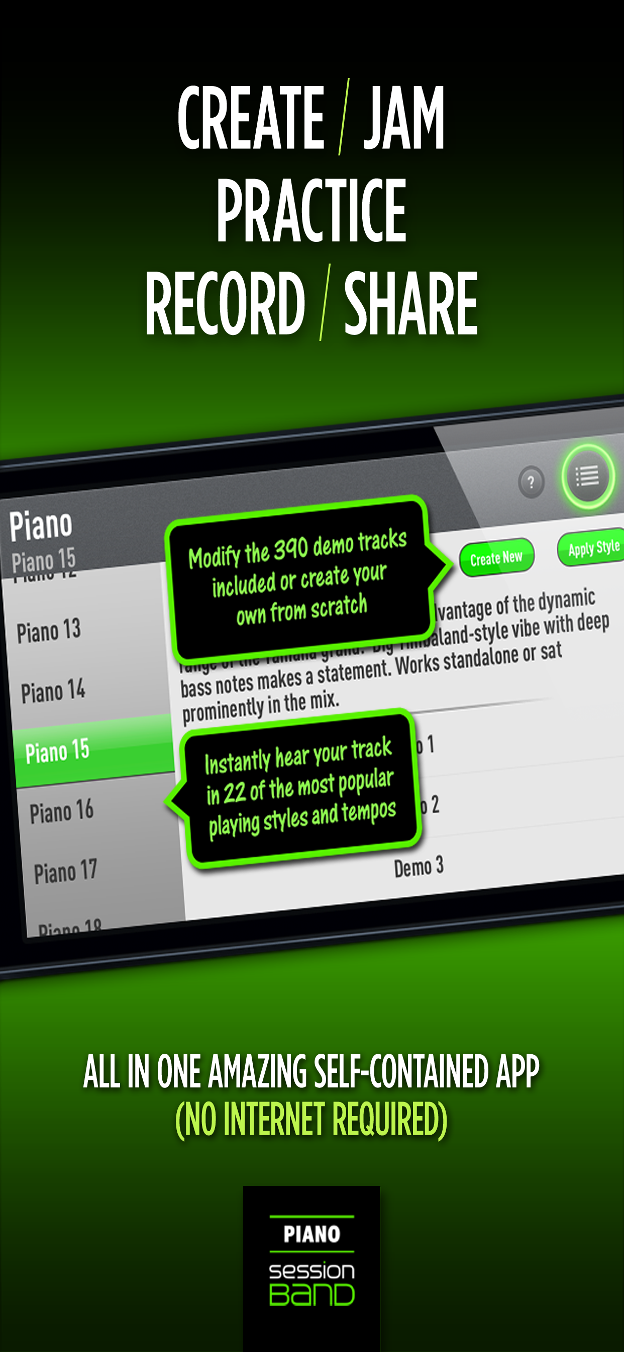 SessionBand Piano 1