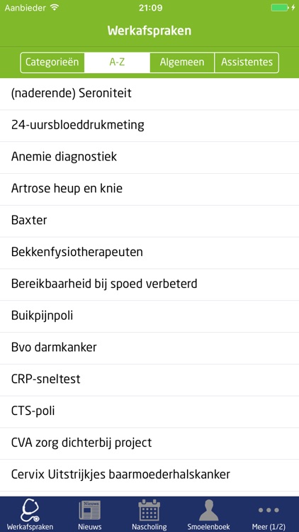 MCC Omnes Werkafspraken