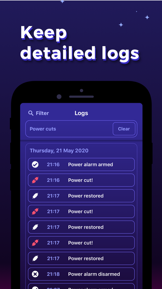 #4. Power Failure & Outage Alarm (iOS) 由: Lesya Verbina