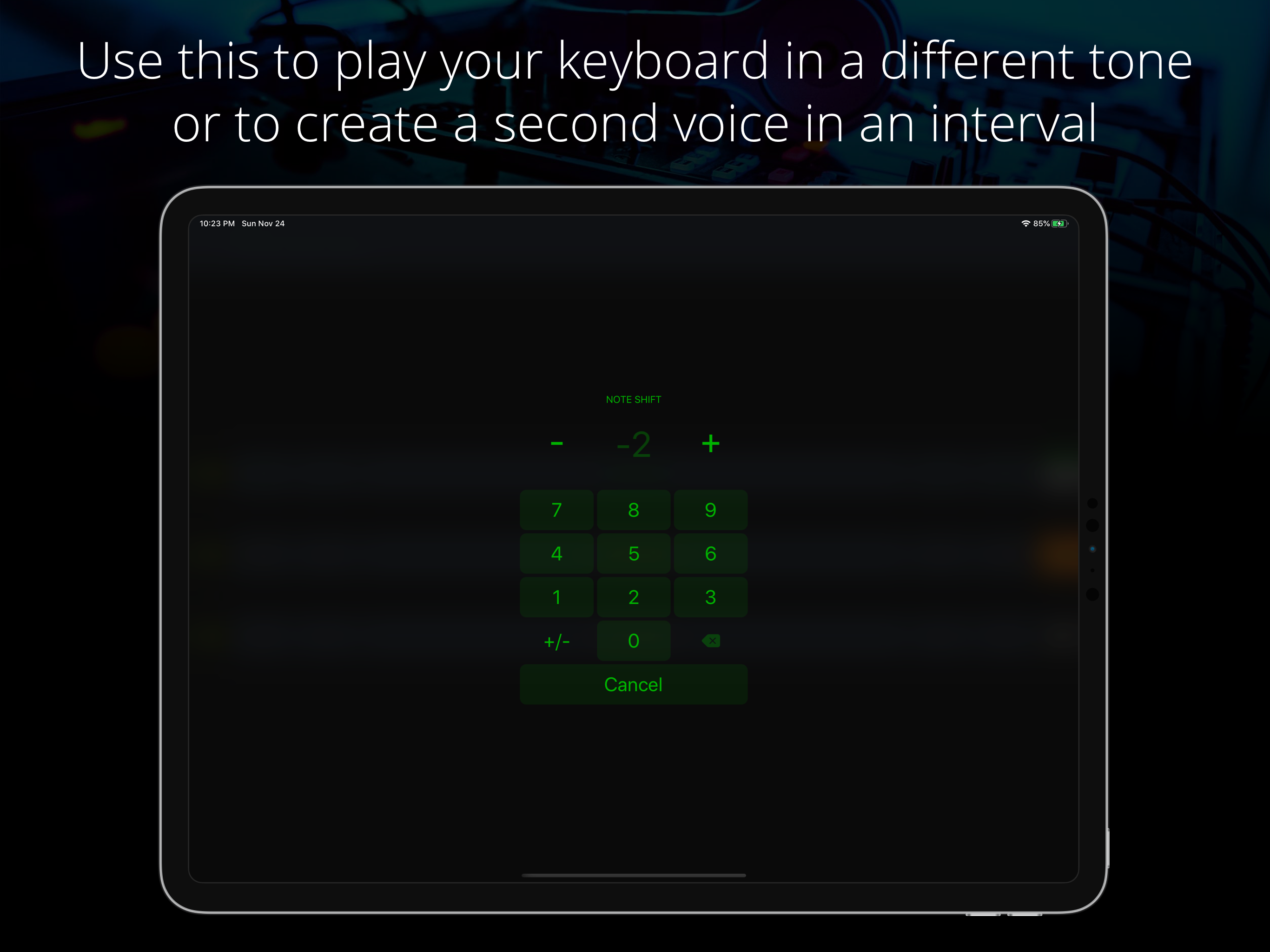 Midiflow Transposer (Audiobus)