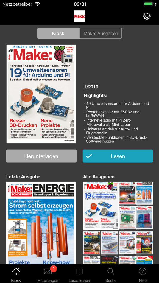 #1. Make-Magazin (iOS) Door: Heise Medien GmbH & Co. KG
