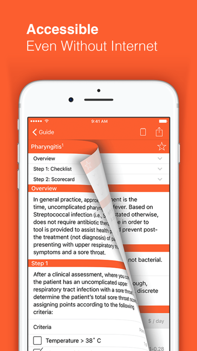 Anti-infective Guidelines Screenshot
