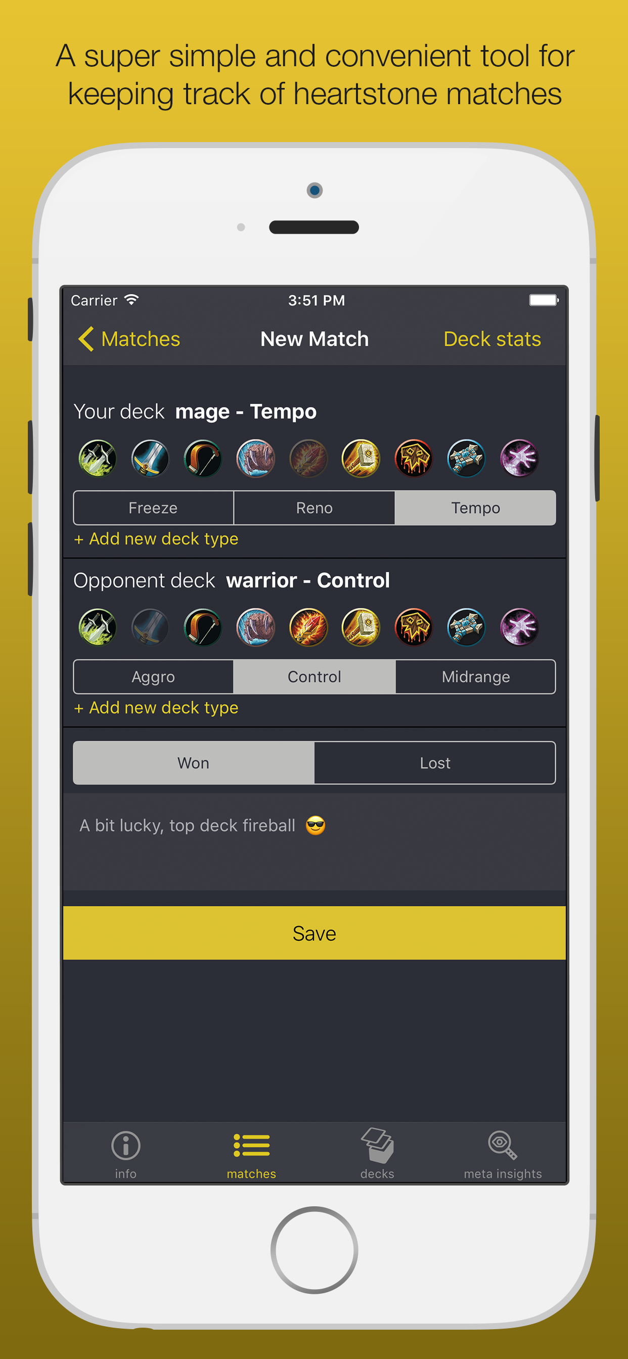 Trackstone - Deck tracker