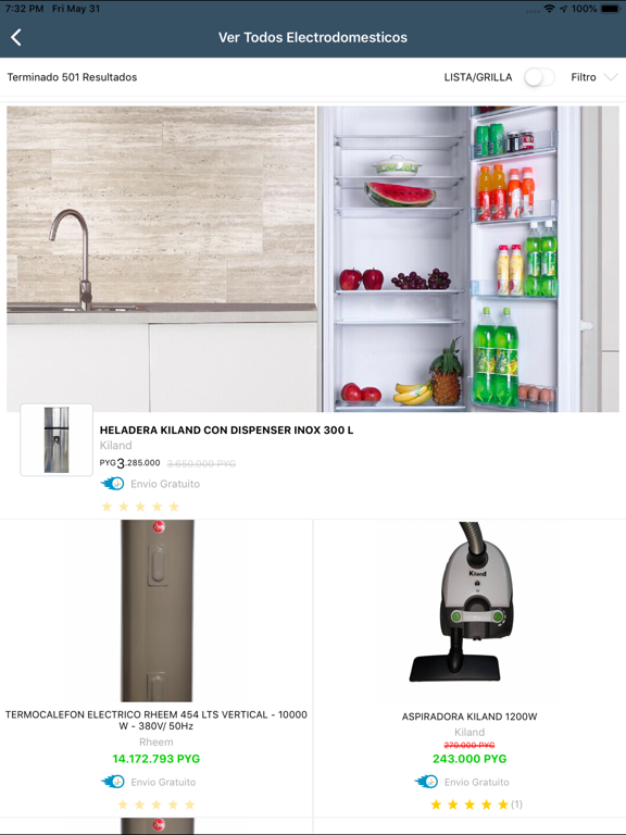 Tecnolandia iPad screenshot 1 - Shopping app