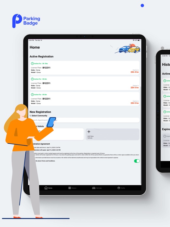Screenshot #4 pour Parking Badge