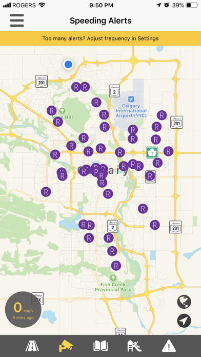 Speeding Alerts - Calgary screenshot 2