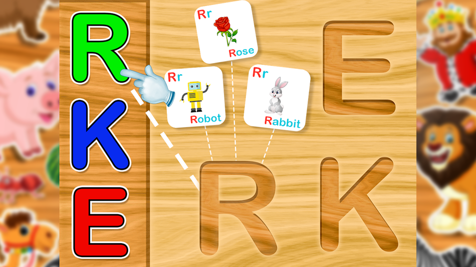 #1. Alphabets Blocks Game (iOS) 来自: Kedar Trivedi