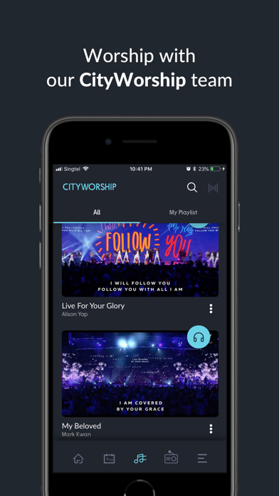 The CHC App Screenshot