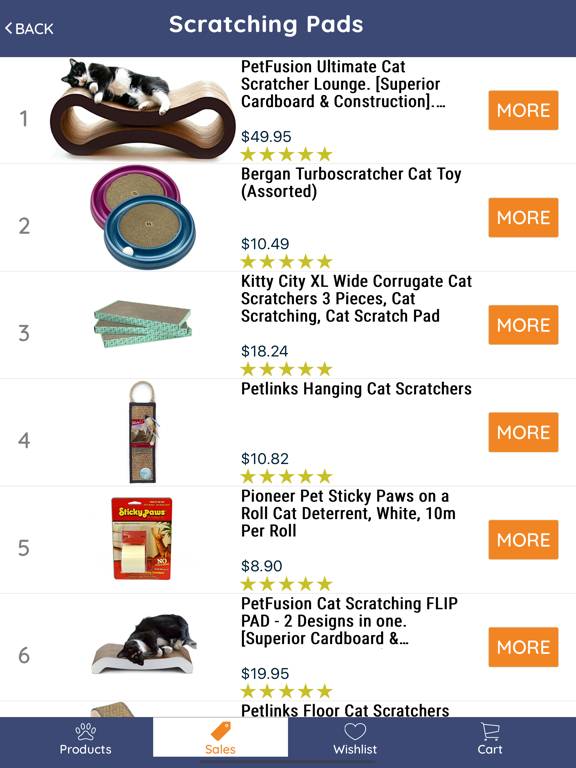Meow Shop iPad screenshot 6 - Shopping app