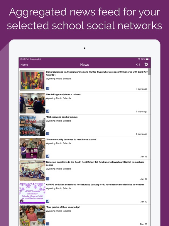 Wyoming PS iPad screenshot 2 - Education app