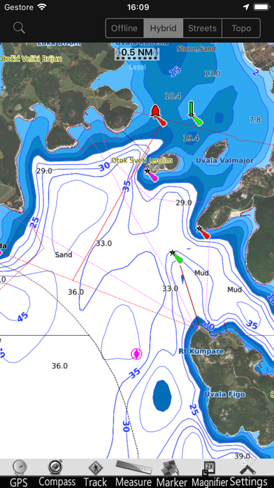 Screenshot #2 pour Croatie GPS Carte Nautique Pro