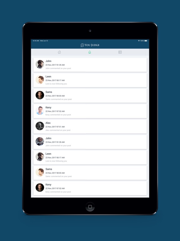 You Judge iPad screenshot 5 - Social Networking app