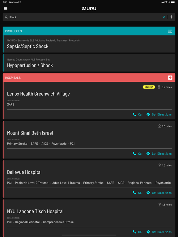Muru iPad screenshot 1 - Medical app