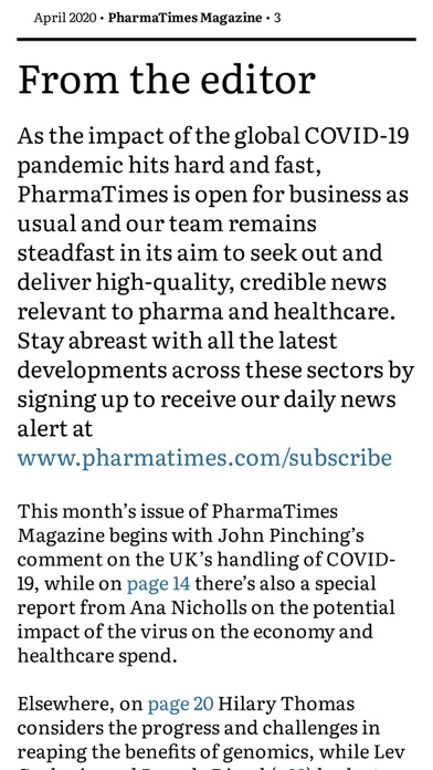 PharmaTimes Magazine screenshot 2