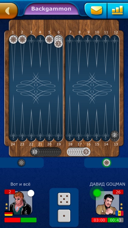 Online Backgammon LiveGames