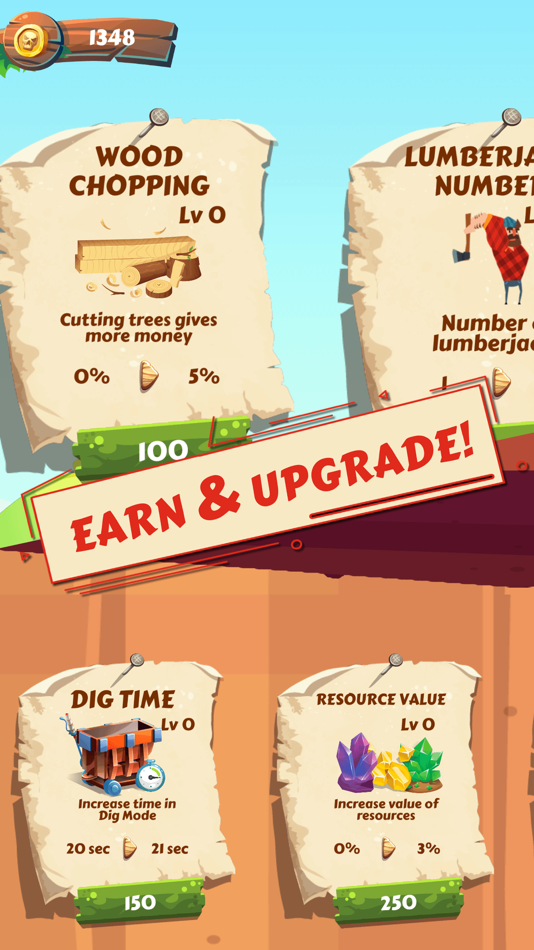 #4. Idle Dig: Fun Tap Tycoon Game (iOS) 由: Aljosa Pavsic