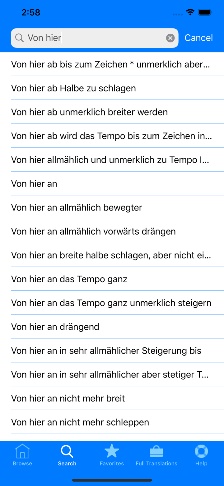Mahler Translations screenshot 3