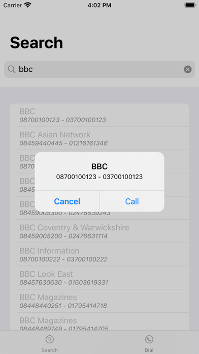 Convert 0870 Screenshot