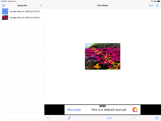 Screenshot #5 pour Font Stamp