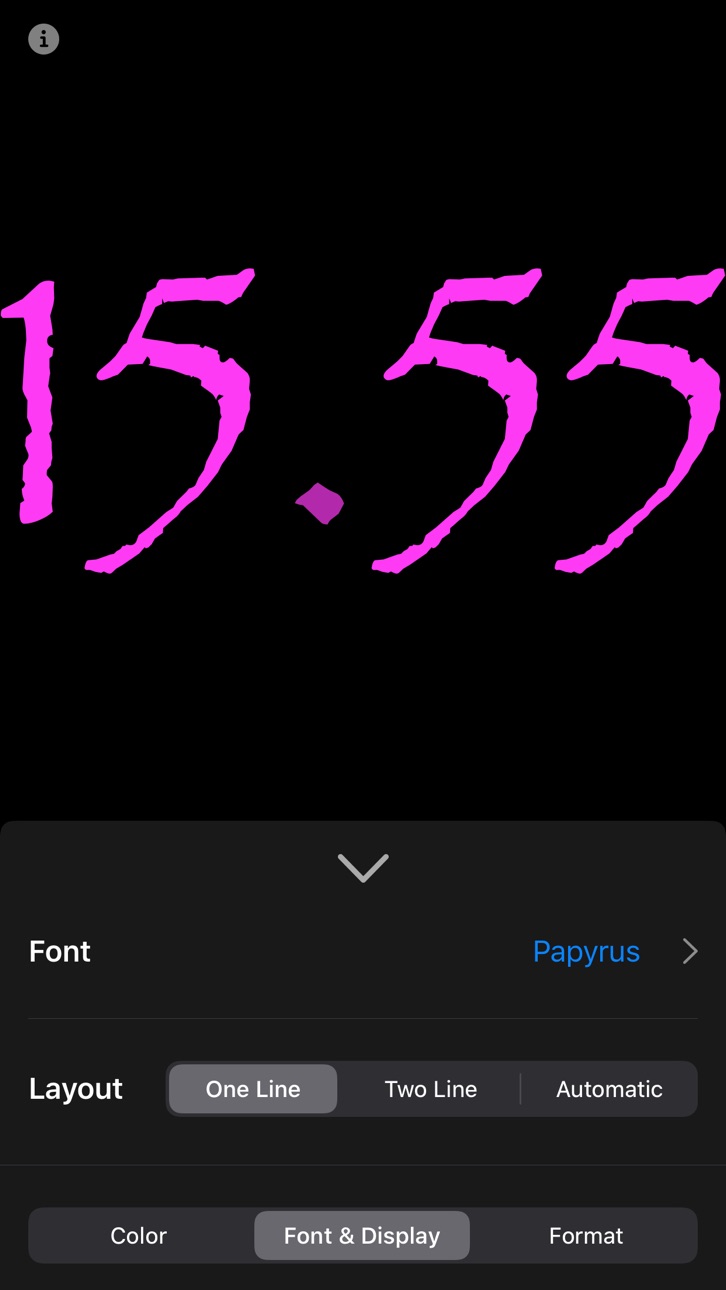 iPhone screenshot