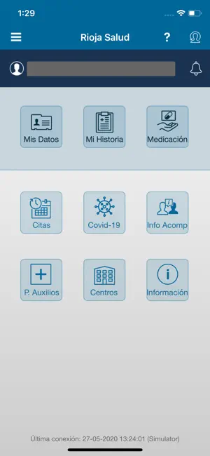 RiojaSalud iPhone screenshot 1