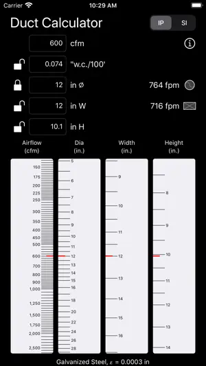 Duct Calculator screenshot 3