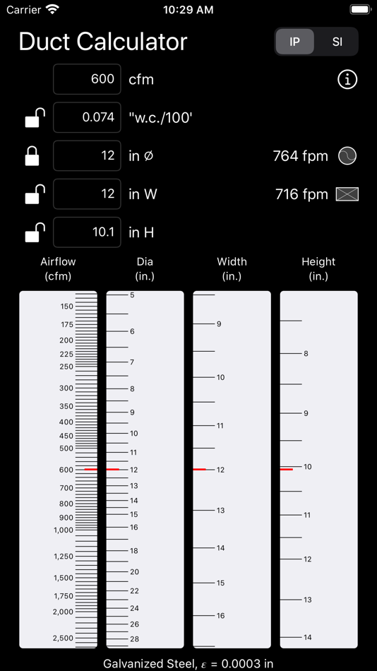 #3. Duct Calculator (macOS) By: Pheinex, LLC