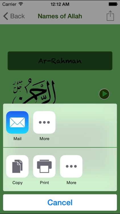 Names of Allah Pro screenshot-3