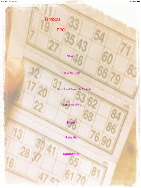 Screenshot #4 pour Tambola Number Pro Caller App