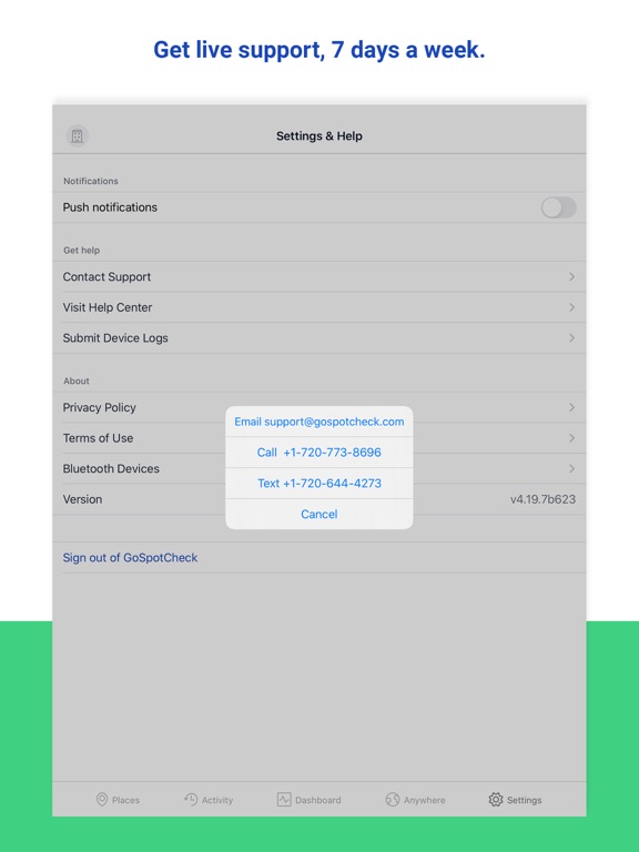 GoSpotCheck Team iPad screenshot 6 - Business app