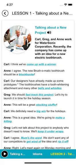 Game screenshot Business Idioms in English apk