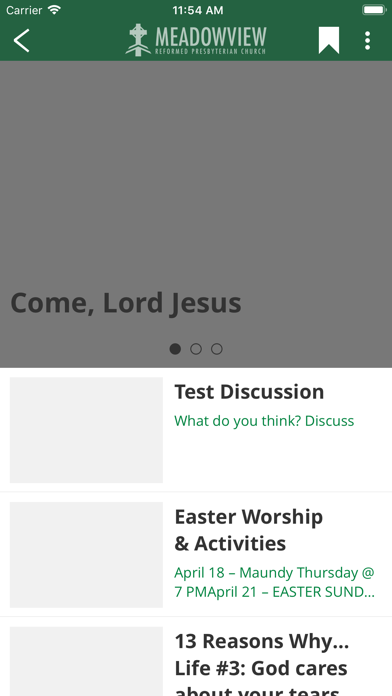 Meadowview Reformed PCA iPhone screenshot 6 - Book app