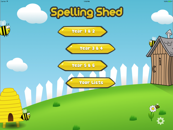 Spelling Shed iPad app afbeelding 1